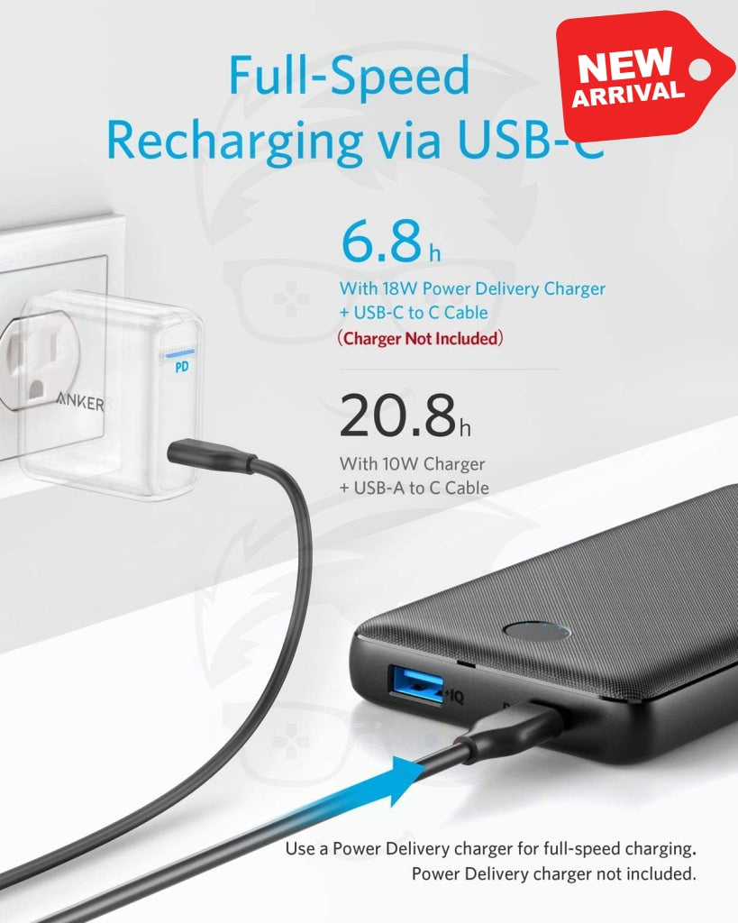 Anker USB C PowerCore Essential 20000 PD (18W) Power Bank Anker USB C PowerCore Essential 20000 PD (18W) Power Bank